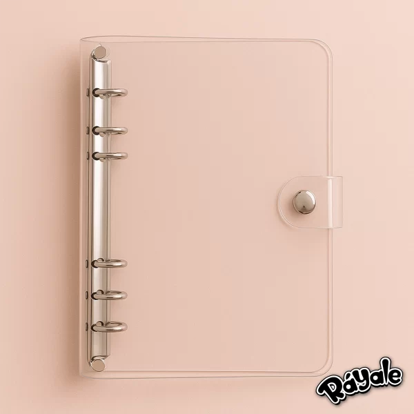 Carpeta A5 Transparente Gruesa Con Broche - Imagen 2