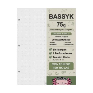 100 Hojas Bassyk 75g Sin Margen Carta