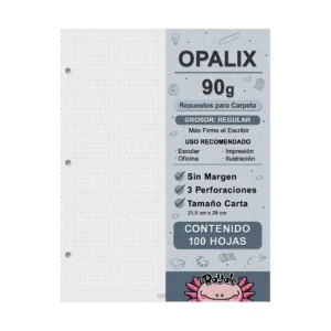 100 Hojas Opalix 90g Sin Margen Carta